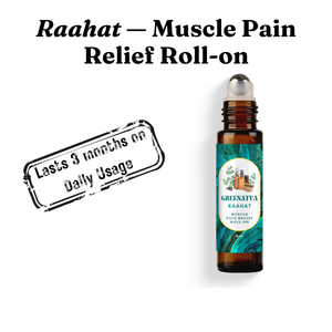 Raahat - Natural Muscle Pain & Spasm Relief Roll-On