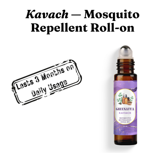 Greenatva Kavach - Mosquito Repellent Roll-On