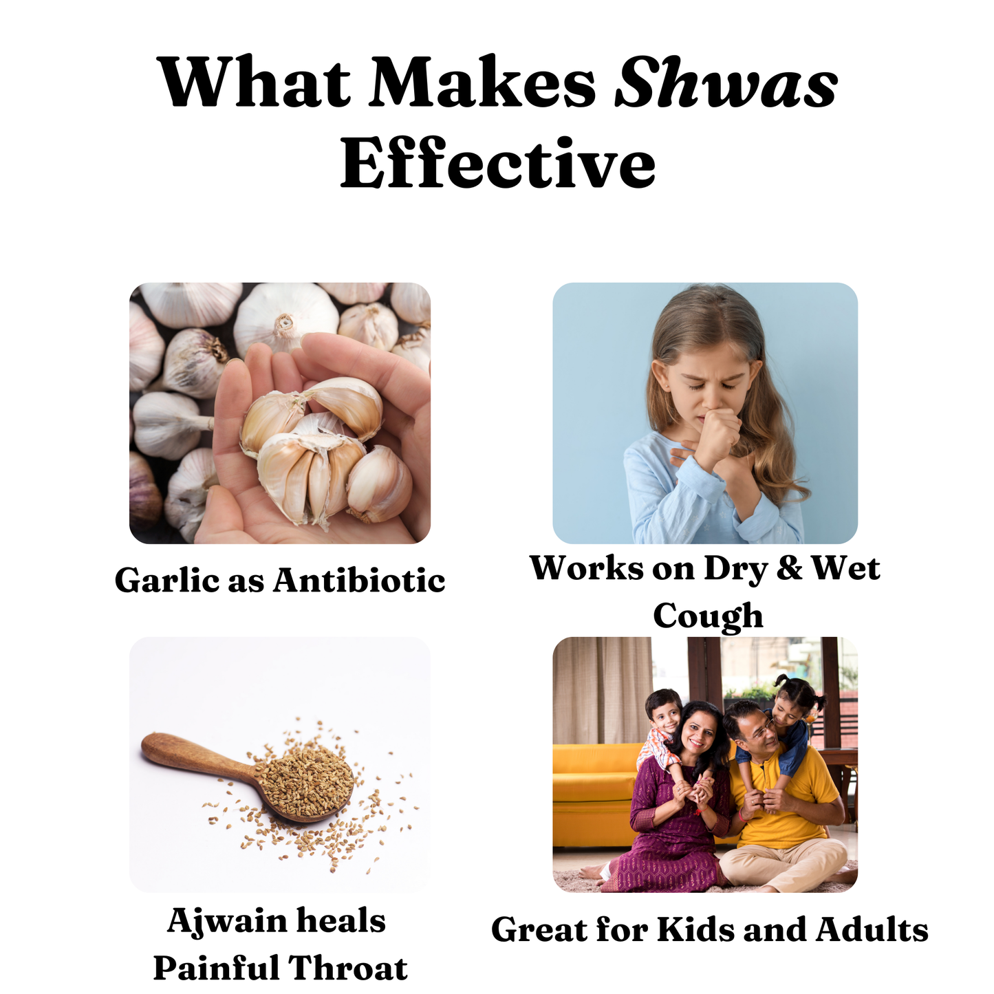 Shwas - Cough and Cold reliever roll on | Garlic | Ajwain | Peppermint | Eucalyptus | Nature's antibiotic| Great for kids and adults